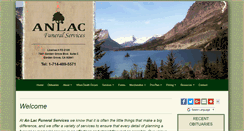 Desktop Screenshot of anlacfuneralservices.com